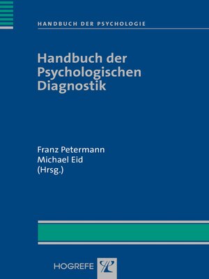 cover image of Handbuch der Psychologischen Diagnostik
